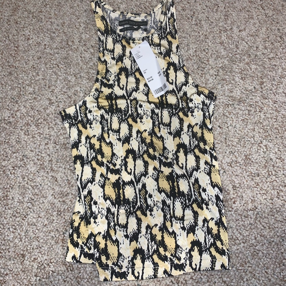 Animal print tank